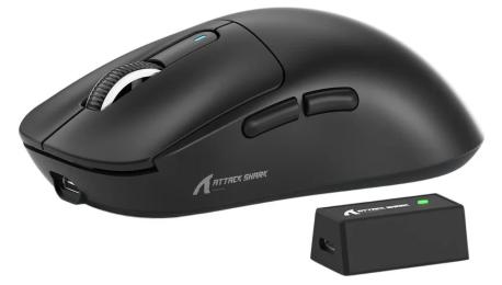 Мишка Attack Shark X3 Pro Wireless 8K Black (AS-6972792470214-B)
