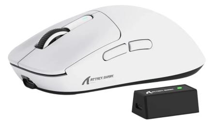 Мишка Attack Shark X3 Pro Wireless 8K White (AS-6972792470214-W)