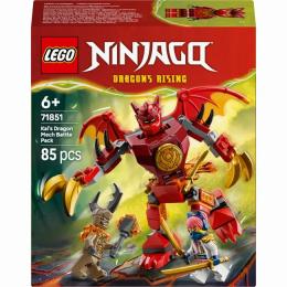 Конструктор LEGO (71851) Ninjago Бойовий набір робота Дракона Кая