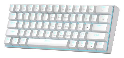 Клавіатура MageGee MK-Star 61 LED Red Switch White (6971969720978-UA)