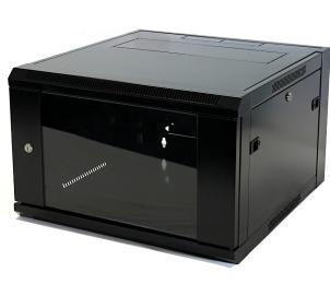 Серверна шафа Excel Environ WR500 Flat Packed Wall Rack Network Cabinet 6U 500 mm Deep Black