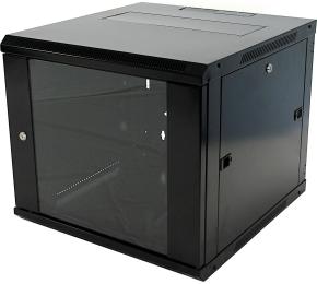 Серверна шафа Excel Environ WR500 Flat Packed Wall Rack Network Cabinet 9U 500 mm Deep Black