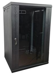 Серверна шафа EServer 18U Black 600х500х907 (Ш*Г*В), скло, (ES-Е1850B)