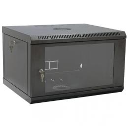 Серверна шафа Viatec 19 6U, 600x500x373мм акрилове скло Black