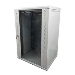 Шафа 21U, EServer 600х600х1036 скло, сіра (ES-Е2160G)