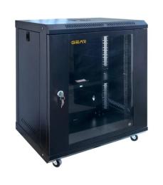 Серверна шафа Gear 12U 19 600x600x600 мм, + полка 19 Black (GWMSN-12U-600-600)