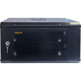 Серверна шафа Gear 6U 19 600x600x300 мм, + полка 19 Black (GWMSN-6U-600-600)