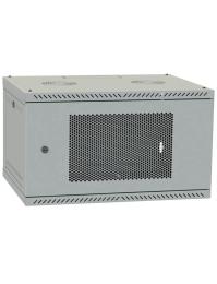 Серверна шафа IPCOM 4U 600x350 двері перфорація Gray