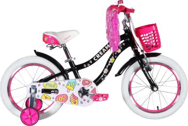 Велосипед AL 16 Formula Kid CREAM BH 8,5 Black Pink 2026 (OPS-FRK-16-248)