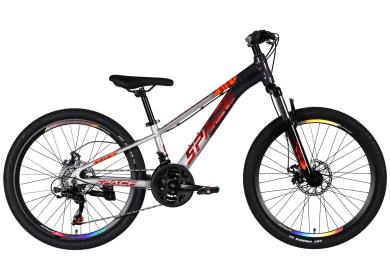 Велосипед SPACE AL 24 PHAETON DD FR рама-11 2026 Gray Silver (OPS-SP-24-072)