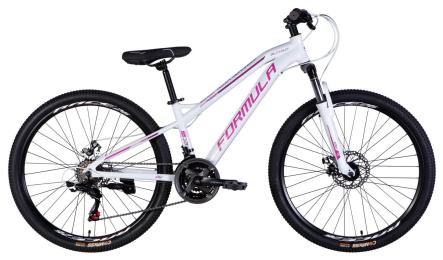 Велосипед Formula AL 26 BLACKWOOD DD FR рама-13 2026 White Pink (OPS-FR-26-802)