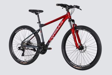 Велосипед Formula AL 27.5 F-1 DD CS рама-18 2026 Red Gray (OPS-FR-27.5-311)