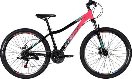 Велосипед SPACE ST 27.5 AURORA DD FR рама-15 2026 Pink Black (OPS-SP-27.5-091)