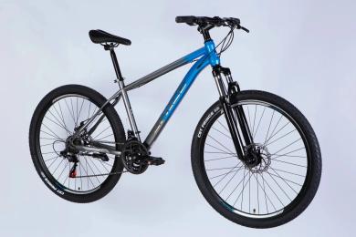 Велосипед SPACE ST 27.5 MARS DD FR рама-17 2026 Blue Gray (OPS-SP-27.5-072)