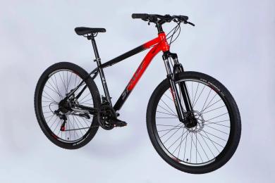 Велосипед SPACE ST 27.5 MARS DD FR рама-17 2026 Red Black (OPS-SP-27.5-067)