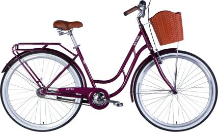 Велосипед Дорожник ST 28 RETRO Velosteel рама-19 2026 Raspberry (OPS-D-28-547)