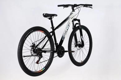 Велосипед SPACE ST 29 MARS DD FR рама-16 2026 Black White (OPS-SP-29-154)