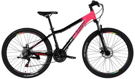 Велосипед SPACE AL 27.5 LYRA DD FR рама-15 2026 Pink Black (OPS-SP-27.5-094)