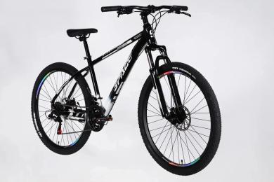 Велосипед SPACE AL 27.5 MERCURY DD FR рама-17 2026 Black White (OPS-SP-27.5-075)