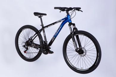 Велосипед SPACE AL 27.5 PHAETON DD FR рама-17 2026 Black Blue (OPS-SP-27.5-081)