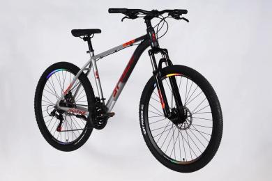 Велосипед SPACE AL 27.5 PHAETON DD FR рама-19 2026 Gray Silver (OPS-SP-27.5-088)