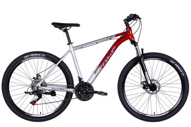 Велосипед SPACE AL 27.5 PHAETON DD FR рама-19 2026 Silver Red (OPS-SP-27.5-085)