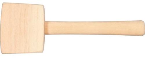 Молоток Vorel киянка деревяна з прямокутним обухом 20 (33530)