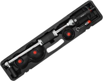 Молоток YATO l=730 мм, 3 вставки O= 75, 100, 125 мм + гак, наб. 5 ел (YT-06172)