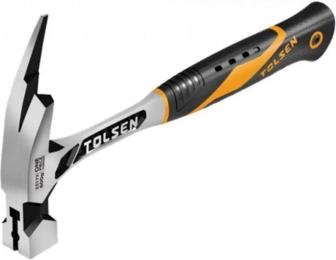 Молоток Tolsen ПРОФІ покрівельника 600г цільнометалевий (25172)