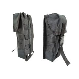 Тактичний підсумок Infinity 1404-2 Black під два магазини АК одинарний закритий