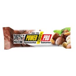 Протеїновий батончик Power Pro Protein Bar Nutella 36% - 20x60g Nut (100-46-0594470-20)