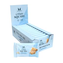 Протеїновий батончик Myprotein Crispy Square - 12x30g Marshmallow (2023-10-7376)