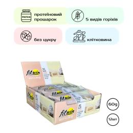 Протеїновий батончик FitWin 12x60g Milky Cream (2023-10-7373)