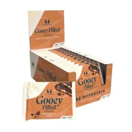 Протеїнове печиво Myprotein Protein Filled Cookie - 12x75g Double Chocolate and Caramel (2023-10-2209)