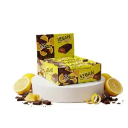 Протеїновий батончик FitWin Vegan Bar - 12x50g Chocolate &amp; Lemon (2023-10-7336)