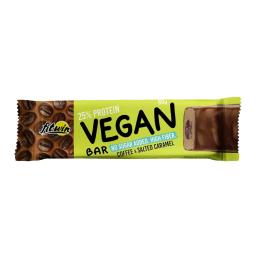 Протеїновий батончик FitWin Vegan Bar - 12x60g Coffee &amp; Salted Caramel (2023-10-7335)