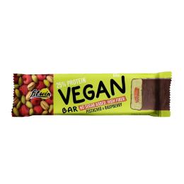Протеїновий батончик FitWin Vegan Bar - 12x60g Pistachio &amp; Raspberry (2023-10-7337)