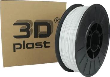 Пластик для 3D-принтера 3Dplast PLA 1.75mm 0.85kg White (3DPLA17508WT)