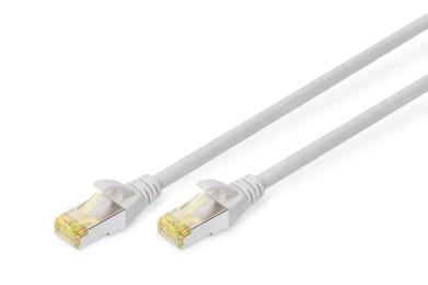 Патч-корд DIGITUS CAT 6a S-FTP, 30м, AWG 26/7, Cu, LSZH, сірий
