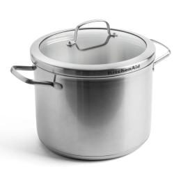 Каструля KitchenAid Proline 8 л Silver з кришкою (CC004785-001)
