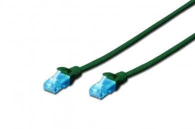 Патч-корд 2E CAT 5e, UTP, 10м, 26AWG, RJ45, 7/0.16, Cu, LSZH Green (2E-PC5ECU-10LSZH-GRN)