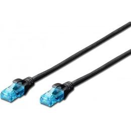 Патч-корд 2E CAT 5e, UTP, 10м, 26AWG, RJ45, 7/0.16, Cu, LSZH Black (2E-PC5ECU-10LSZH-BL)