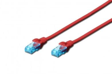 Патч-корд 2E CAT 5e, UTP, 3м, 26AWG, RJ45, 7/0.16, Cu, LSZH Red (2E-PC5ECU-3LSZH-RED)