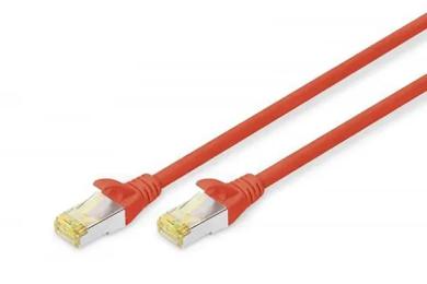 Патч-корд 1м, CAT 6a S-FTP, AWG 26/7, Cu, LSZH, red Digitus (DK-1644-A-010/R)