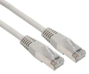 Патч-корд KINGDA RJ45, SFTP 6A, 10.0m, 27AWG, CU, LSZH Light Gray (KD-PASFT91000GY-LSZH)
