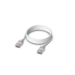 UBIQUITI Ubiquiti UACC-Cable-Patch-EL-1M-W Nano-thin patch cable with 2.5 GbE support designed to show Etherlighting effects