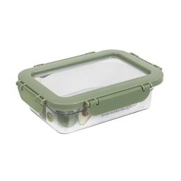Харчовий контейнер HEREVIN Container-Green-Peach Air-Tight 0.6 л (161426-100)