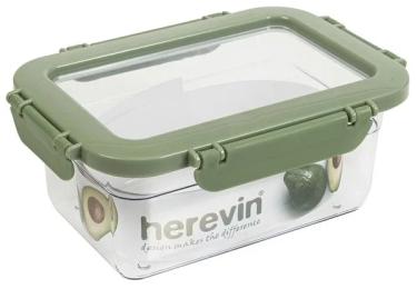 Харчовий контейнер HEREVIN Container-Green-Peach Air-Tight 1 л (161425-100)