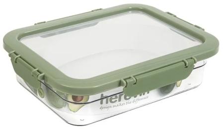 Харчовий контейнер HEREVIN Container-Green-Peach Air-Tight 1.3 л (161421-100)