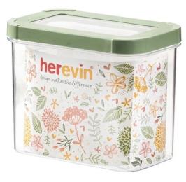 Харчовий контейнер HEREVIN Storage Canister-Green-Peach 1.2 л (161212-100)